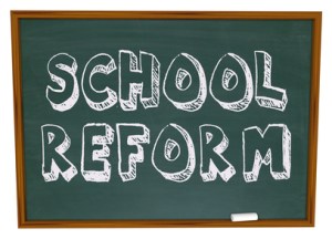 School Reform - Chalkboard
