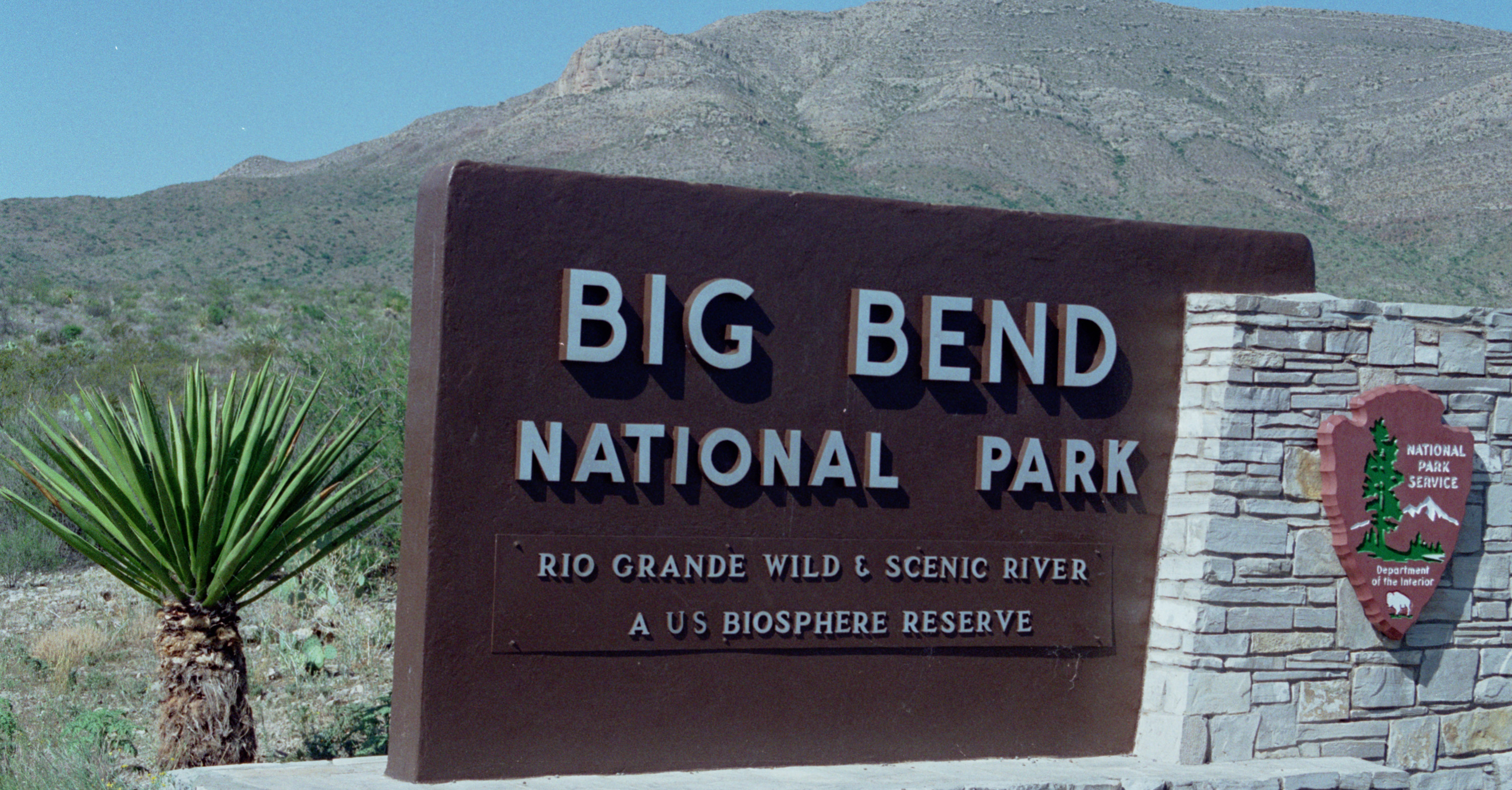388939 08: Big Bend National Park May 7, 2001 where fossil neck bone remains were discovered in south Brewster County, Texas. The fossils, each weighing over 1000 pounds, were found in 1999 in the Javalina formation which was deposited about 66-74 million years ago. The fossilized remains, those of a saurapod-type dinosaur, may represent the largest dinosaur fossil ever found in Texas and a species new to science. (Photo by Bobbie DeHerrera/Newsmakers)