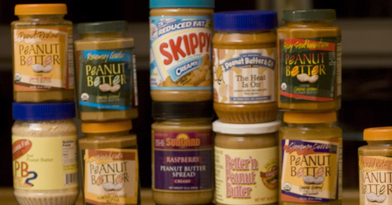 **FOR USE WITH AP LIFESTYLES** A variety of peanut butter products are shown on Jan. 24, 2008. Producers of nut butters are are filling the shelves with a dizzying array of options for not only the classic PB&J sandwich but for use as ingredients in many excitiing recipes. (AP Photo/Larry Crowe)