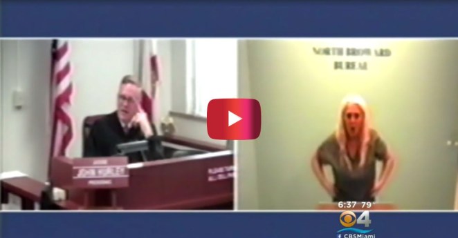 This Woman Was In A Florida Court Room When She Had To Get This Off Her Chest Literally Rare