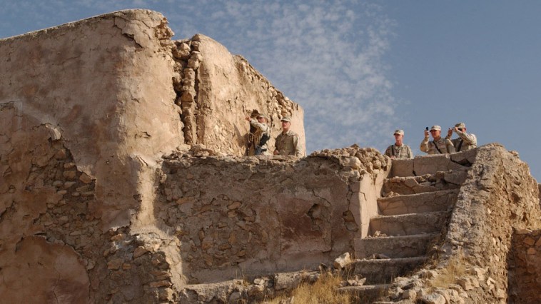 Mideast Iraq Monastery Destroyed