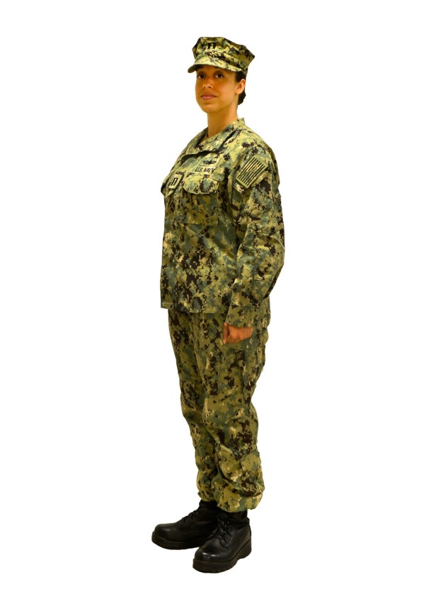 The Dept. of the Navy announced that it will transition from the Navy Working Uniform (NWU) Type I to the NWU Type III as its primary shore working uniform. (U.S. Navy photo illustration by Mass Communication Specialist 1st Class Julia A. Casper/Released)