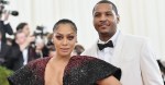 NEW YORK, NY - MAY 02: La La Anthony (L) and Carmelo Anthony attend the 'Manus x Machina: Fashion In An Age Of Technology' Costume Institute Gala at Metropolitan Museum of Art on May 2, 2016 in New York City. (Photo by Mike Coppola/Getty Images for People.com)