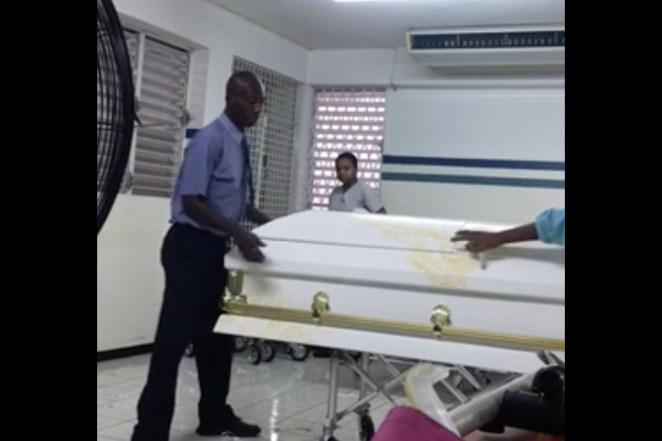 Security Guard Casket Prank