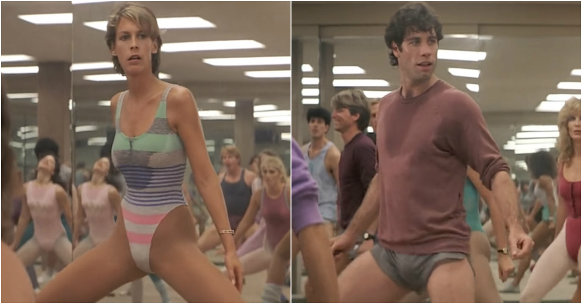 A raunchy scene from an old Jamie Lee Curtis and John Travolta movie gets a  savage reworking in this oddly enjoyable video - Rare