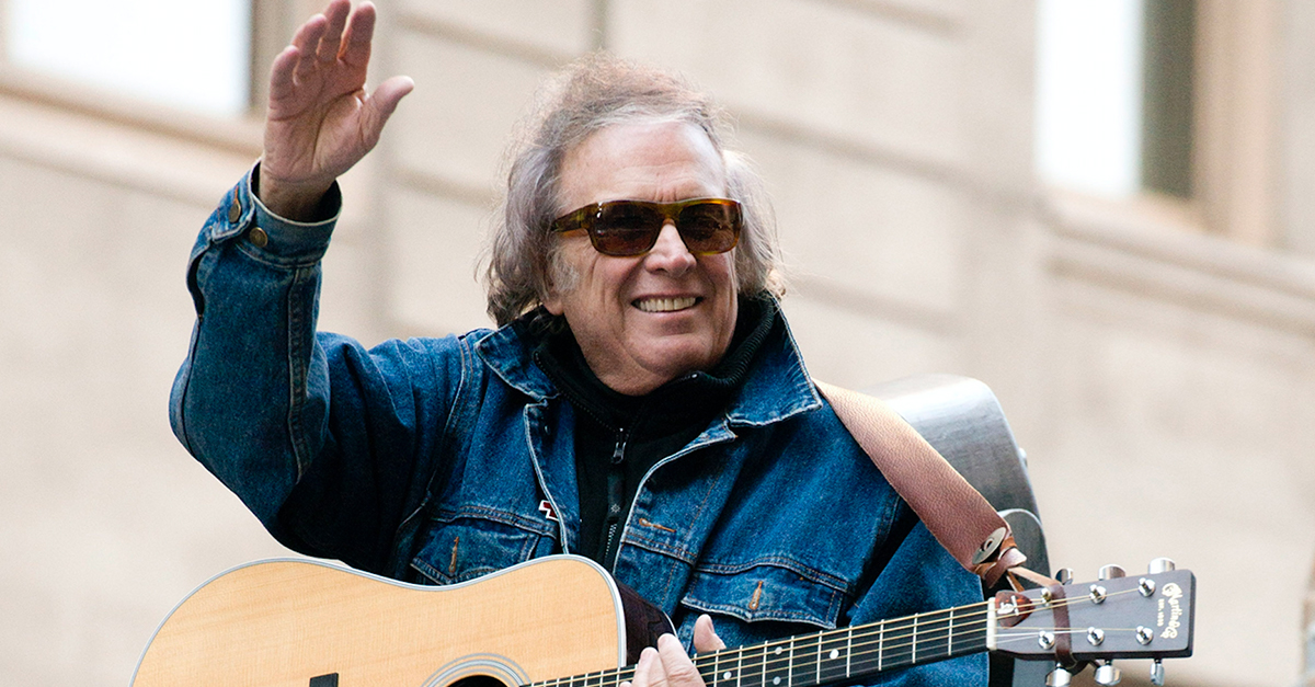 FILE - In this Nov. 22, 2012 file photo, Don McLean rides a float in the Macy's Thanksgiving Day Parade in New York. McLean and his wife have finalized their divorce and agreed to a $10 million settlement.A spokesman for McLean said Monday, June 20, 2016, that the singer “chose to ignore a premarital agreement” and provide the settlement. (AP Photo/Charles Sykes, File)