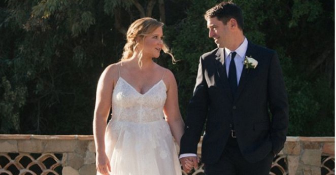 Comedian Amy Schumer married