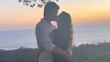 Tom Brady and Gisele Bundchen in Costa Rica