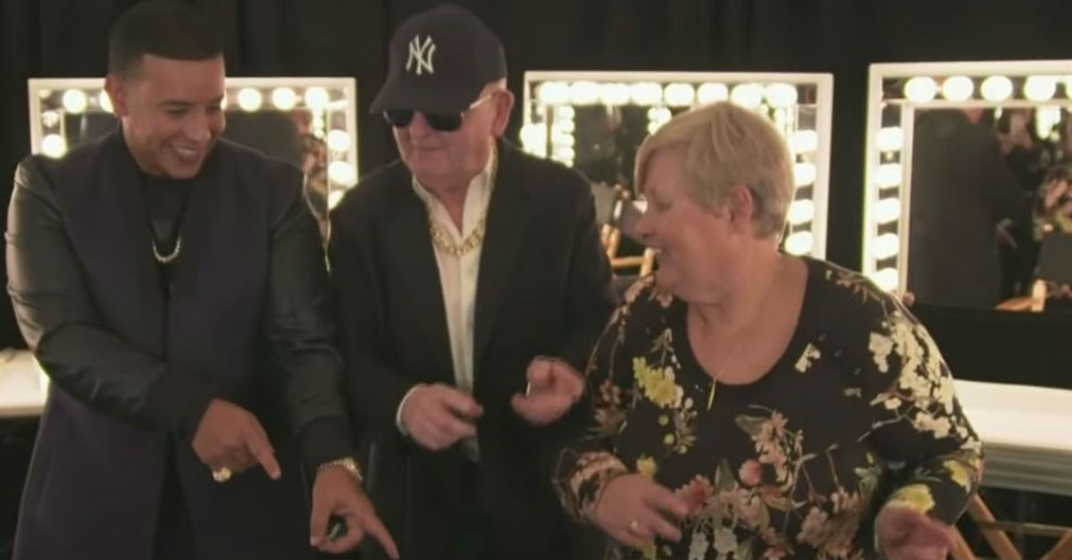 James Corden dad raps with Daddy Yankee