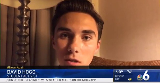 David Hogg Florida high school shooting boycott