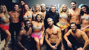 Cast members from the DWTS Live! Tour