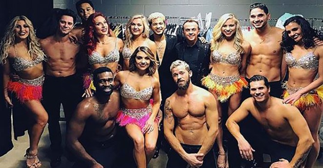 Cast members from the DWTS Live! Tour