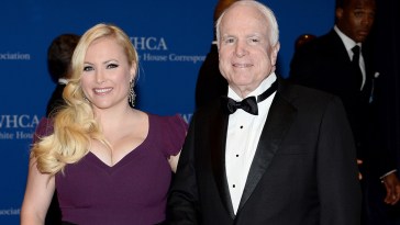 Megan McCain and Senator John McCain