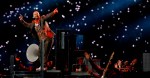 Justin Timberlake performs during halftime at the NFL Super Bowl 52