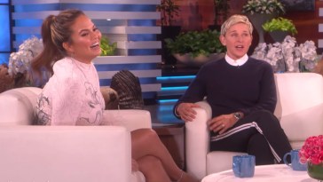 Chrissy Teigen on the Ellen Show, Ellen DeGeneres