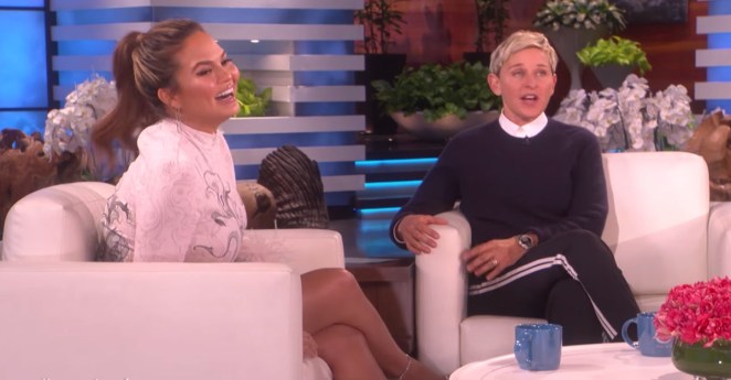 Chrissy Teigen on the Ellen Show, Ellen DeGeneres