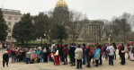 West Virginia teachers protest wages