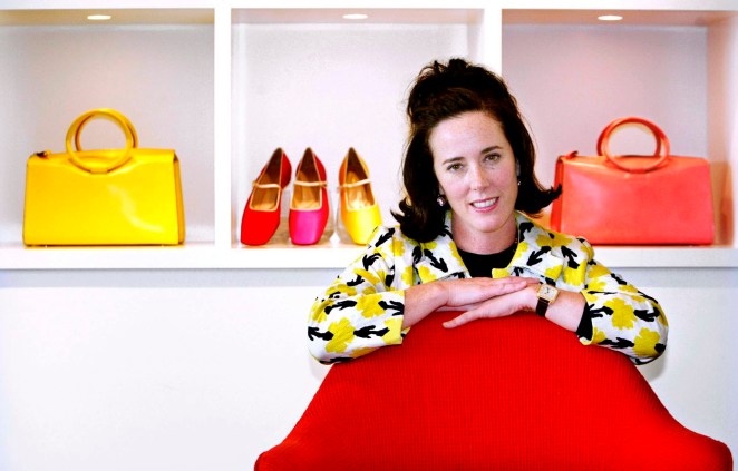 KATE SPADE POSE WITH HANDBAGS