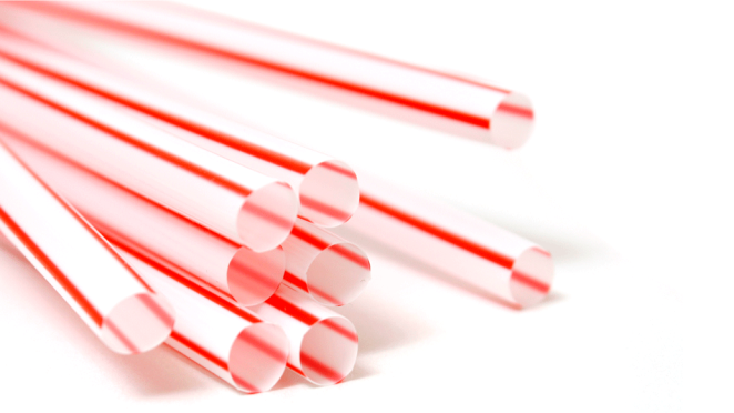 McDonalds Plastic Straws