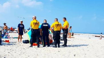 Impaled By Beach Umbrella