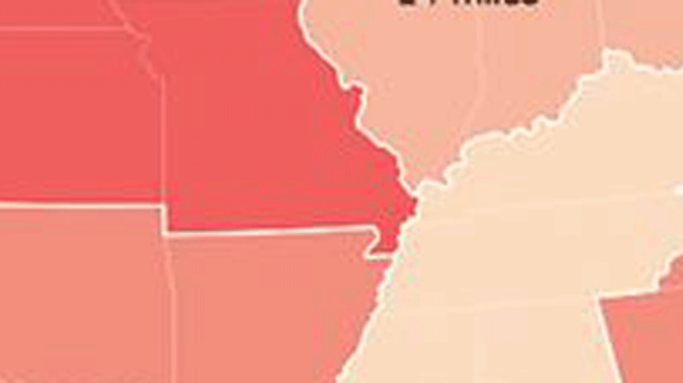 Map American Lives 18 Miles Mom