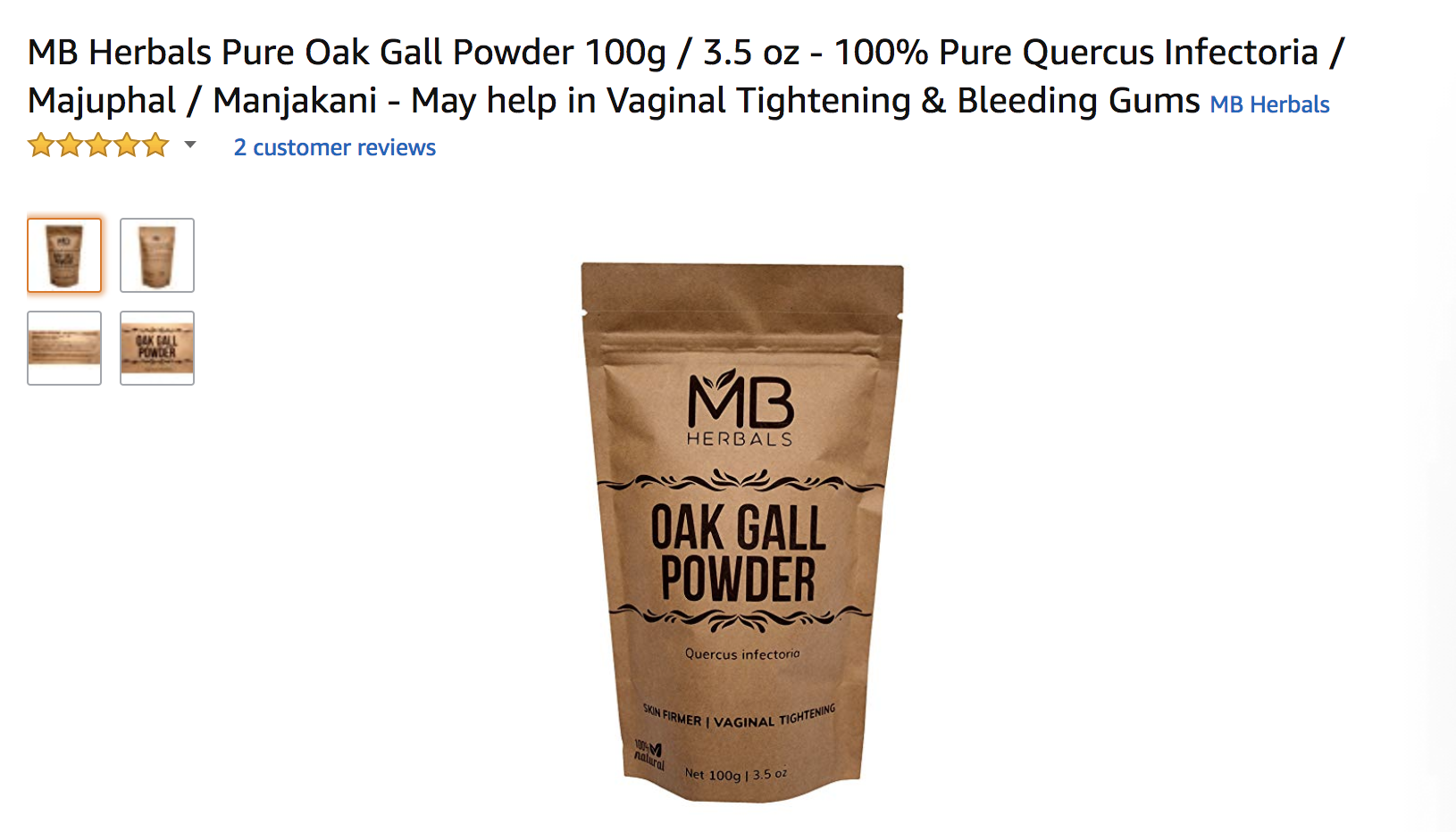 Oak Gall Powder