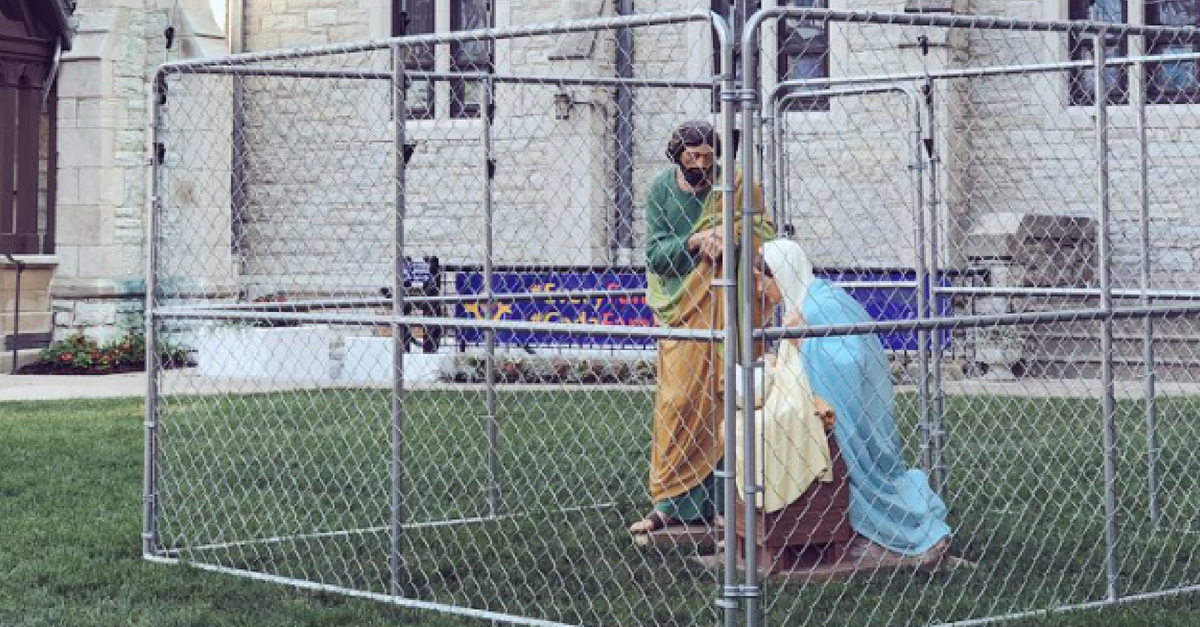 Indianapolis Church Detains Jesus, Mary and Joseph, as Immigration Protest