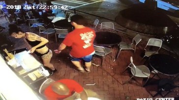 Young Waitress Caught On Video Tackling Customer Down After Groping Her