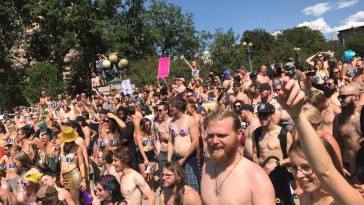 Go Topless Day Parade Returns