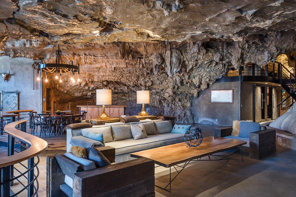 This Home Tucked Away in a Cave Feels Just Like Batman’s Lair