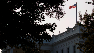 White House Flags Full Mast McCain Death