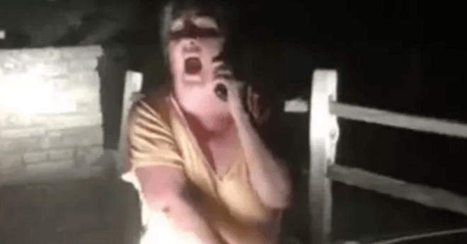 crazy lady facebook texas