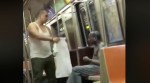 Subway Passenger Gives Shirt Off His Back to Freezing Homeless Man