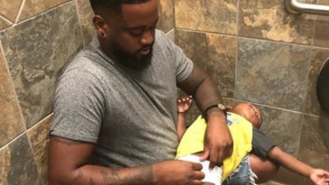 Dad's Post Goes Viral Over Lack of Changing Stations in Men's Bathrooms