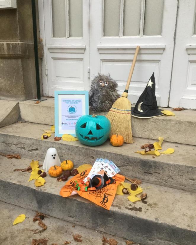 Why Are People Putting Teal Pumpkins On Their Door Steps?