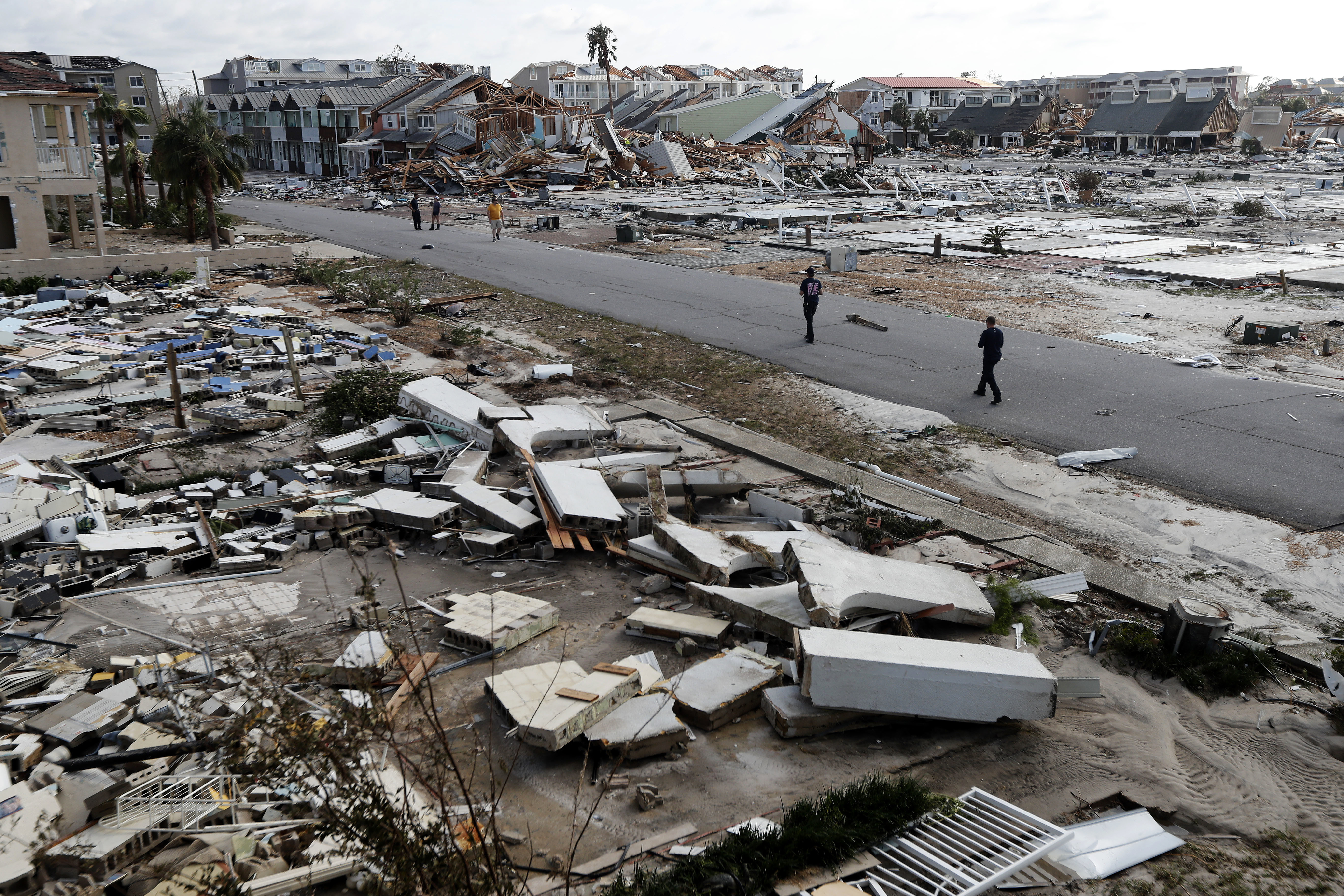 'Unimaginable Destruction': Hurricane Smashes Rows of Houses