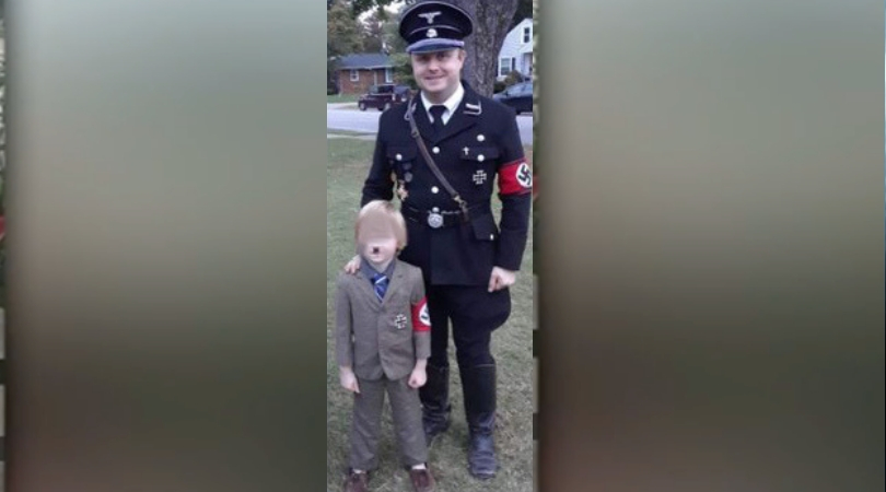 Dad Receives Backlash After Dressing Up 5-Year-Old As A Hitler For Halloween