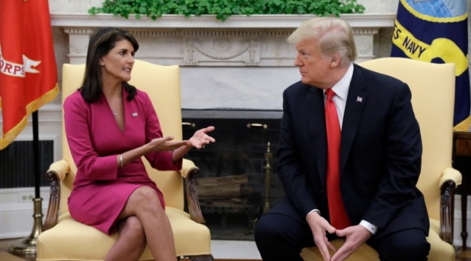 UN Ambassador Nikki Haley Resigning; She Gives No Reason