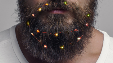 Beard Christmas Lights