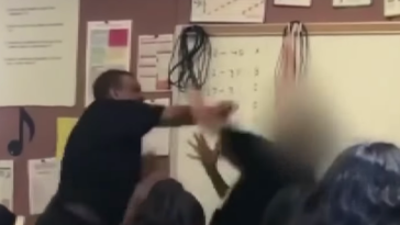 California Teacher Punches Student