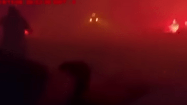 Camp Wildfire Footage