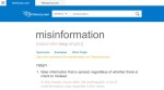 Dictionary.com Chooses 'Misinformation' as Word of the Year