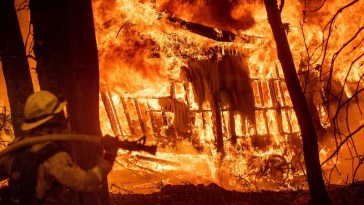 North California Wildfire Claims 5 Lives and Quadruples in Size