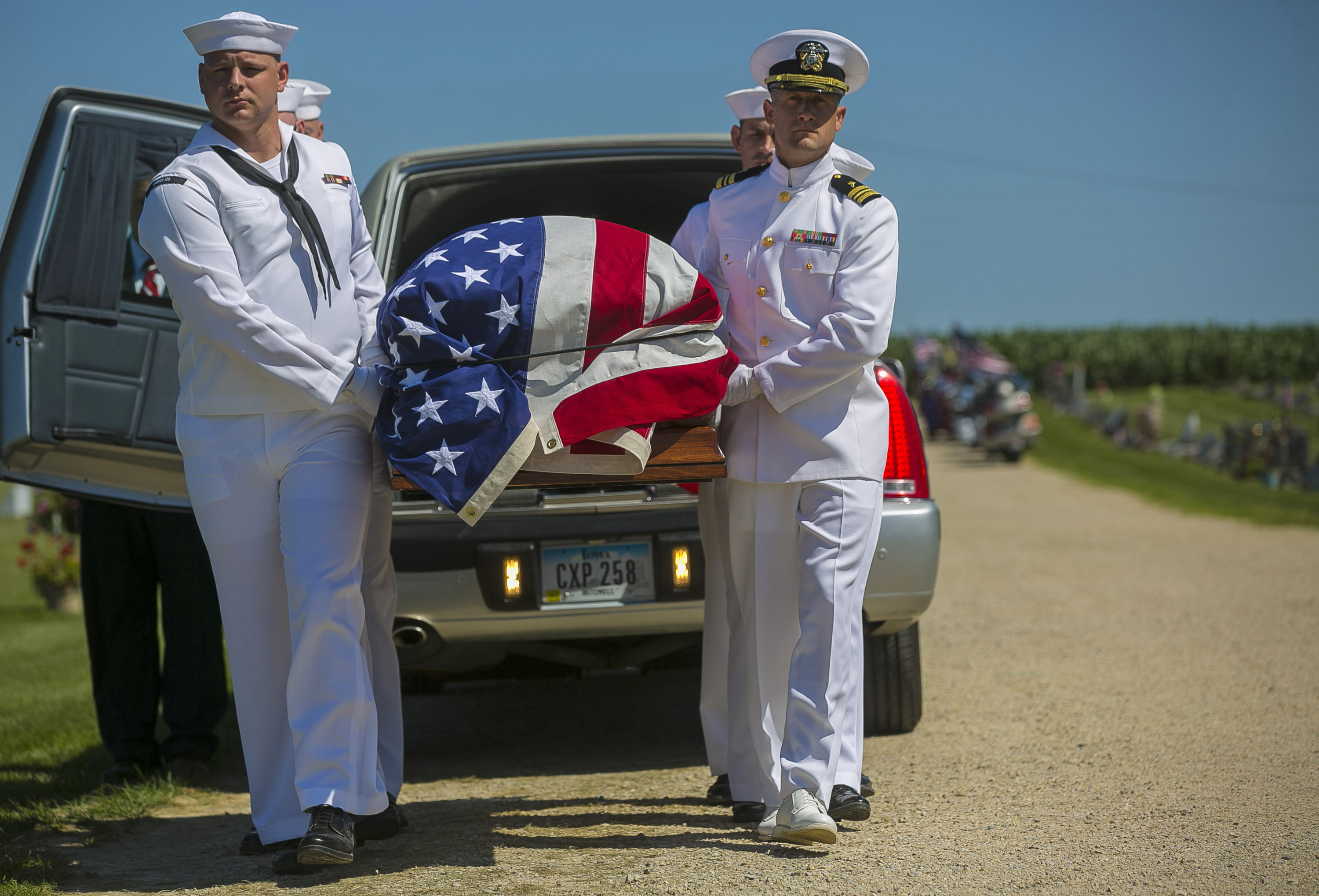 Remains of Pearl Harbor sailors return home after 77 years