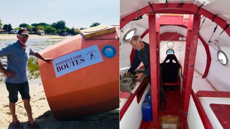 71-Year-Old Sets Sail Across The Atlantic Ocean...In A Barrel