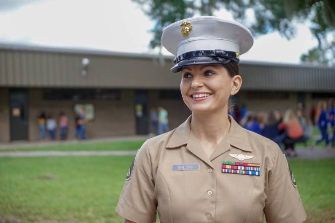 female marine