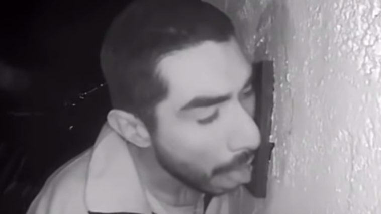 Man Licking Doorbell Archives Rare