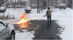 flamethrower snow
