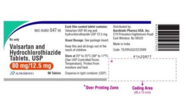 80 Lots of Blood Pressure Medicine Recalled Over Cancer-Causing Chemical Found