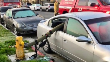 Yikes! This Is What Happens When You Park Your Car In Front of A Fire Hydrant